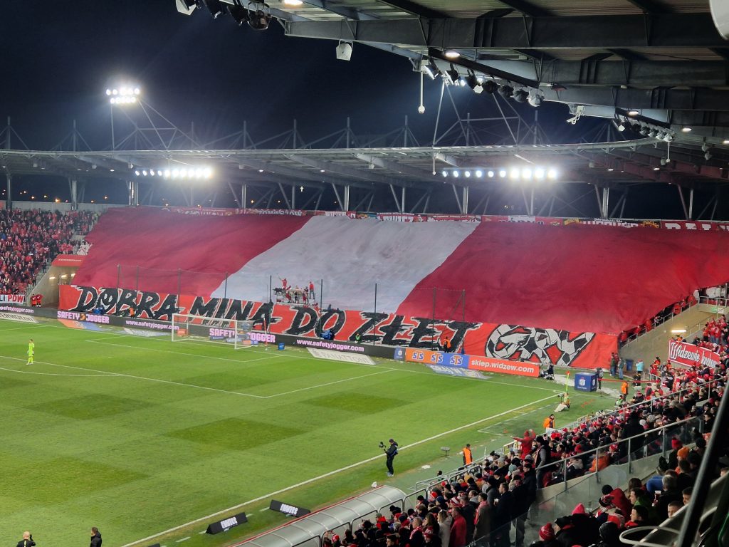 Widzew kibice