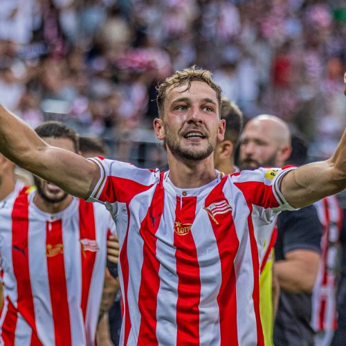 Zdjęcia z&nbsp;meczu Cracovia – Raków Częstochowa